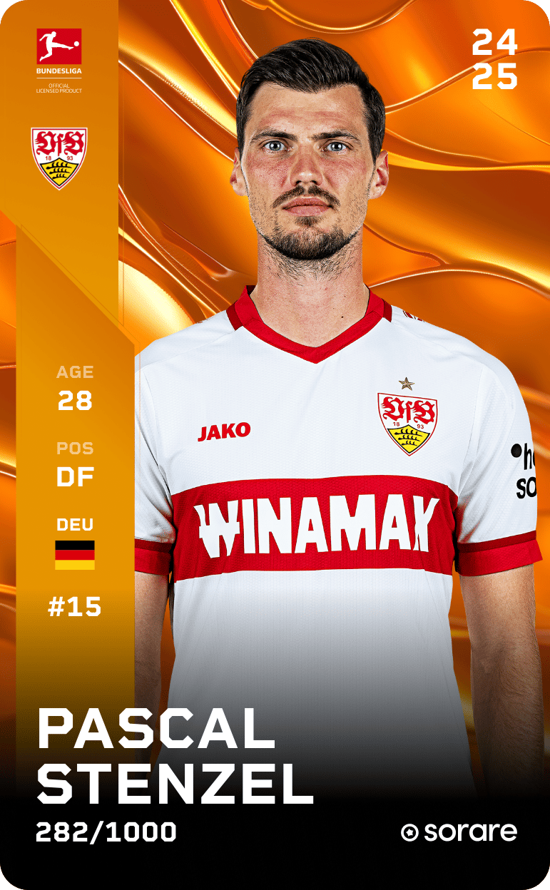 Pascal Stenzel 2024-25 • Limited 282/1000