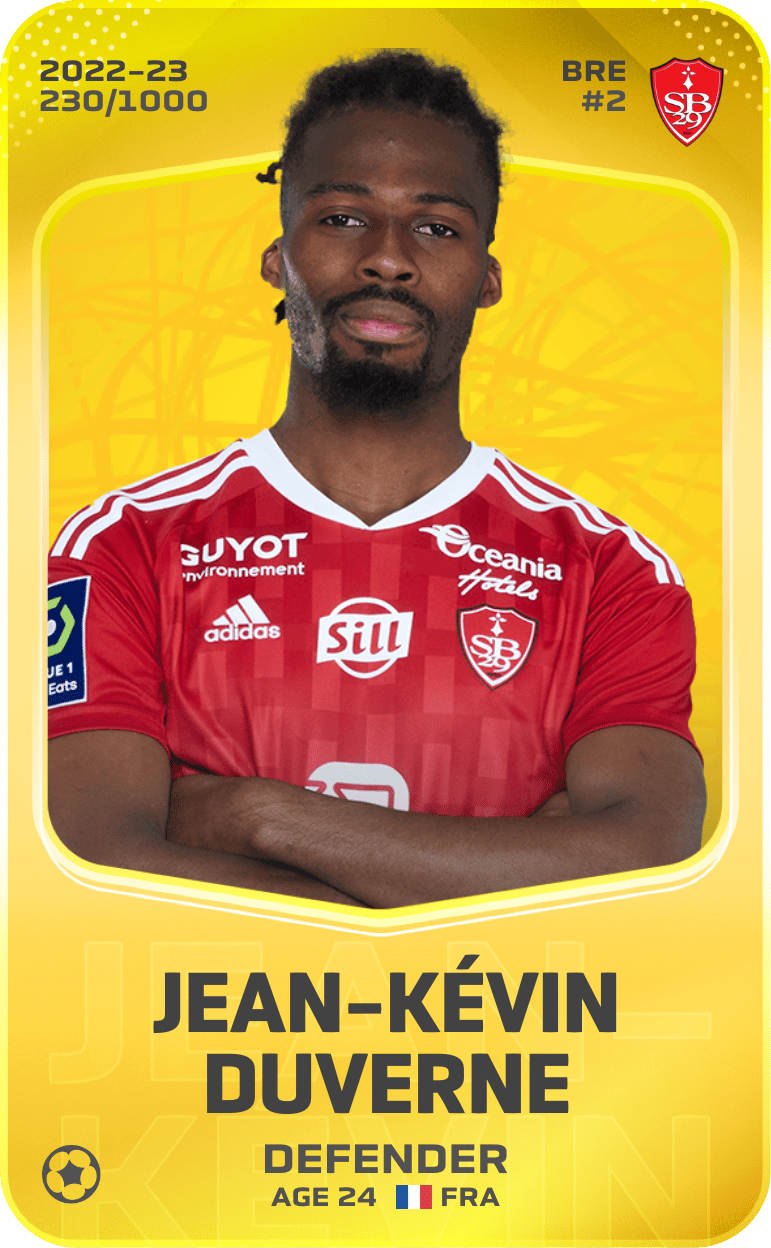 Jean-Kévin Duverne 2022-23 • Limited 230/1000