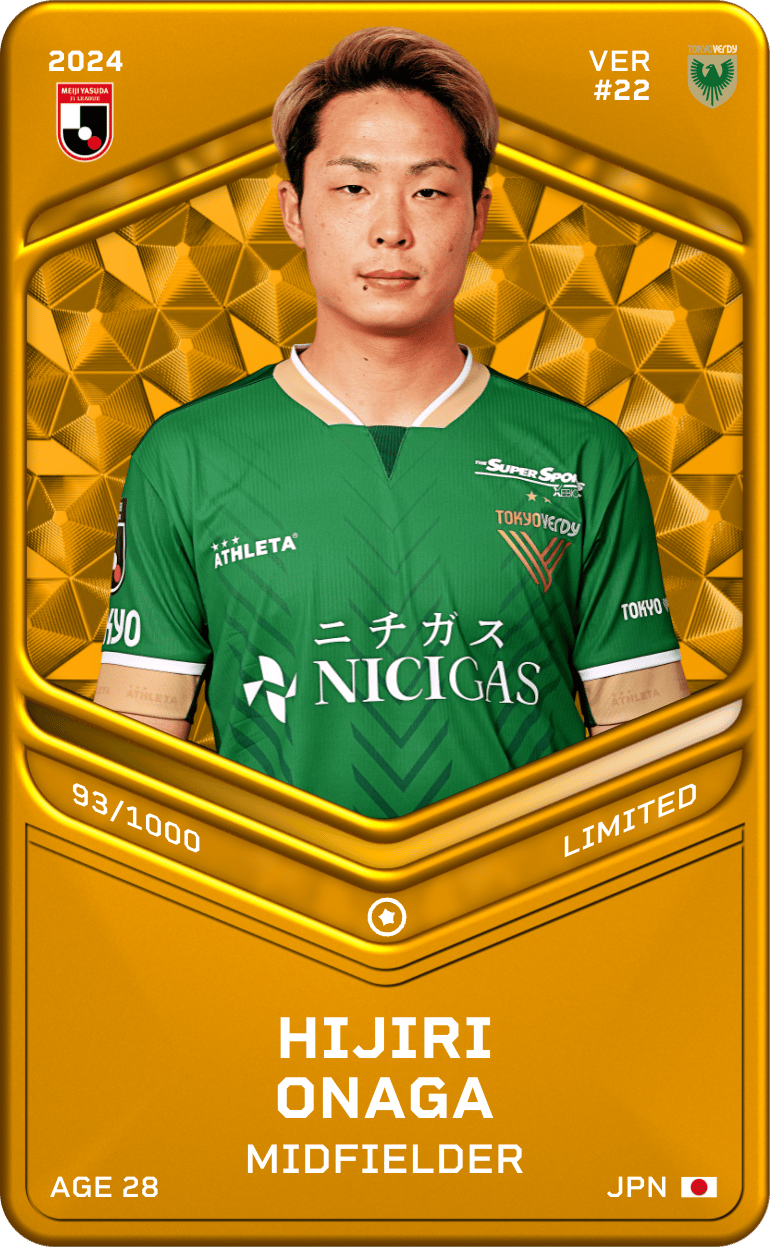 Hijiri Onaga 2024-25 • Limited 93/1000
