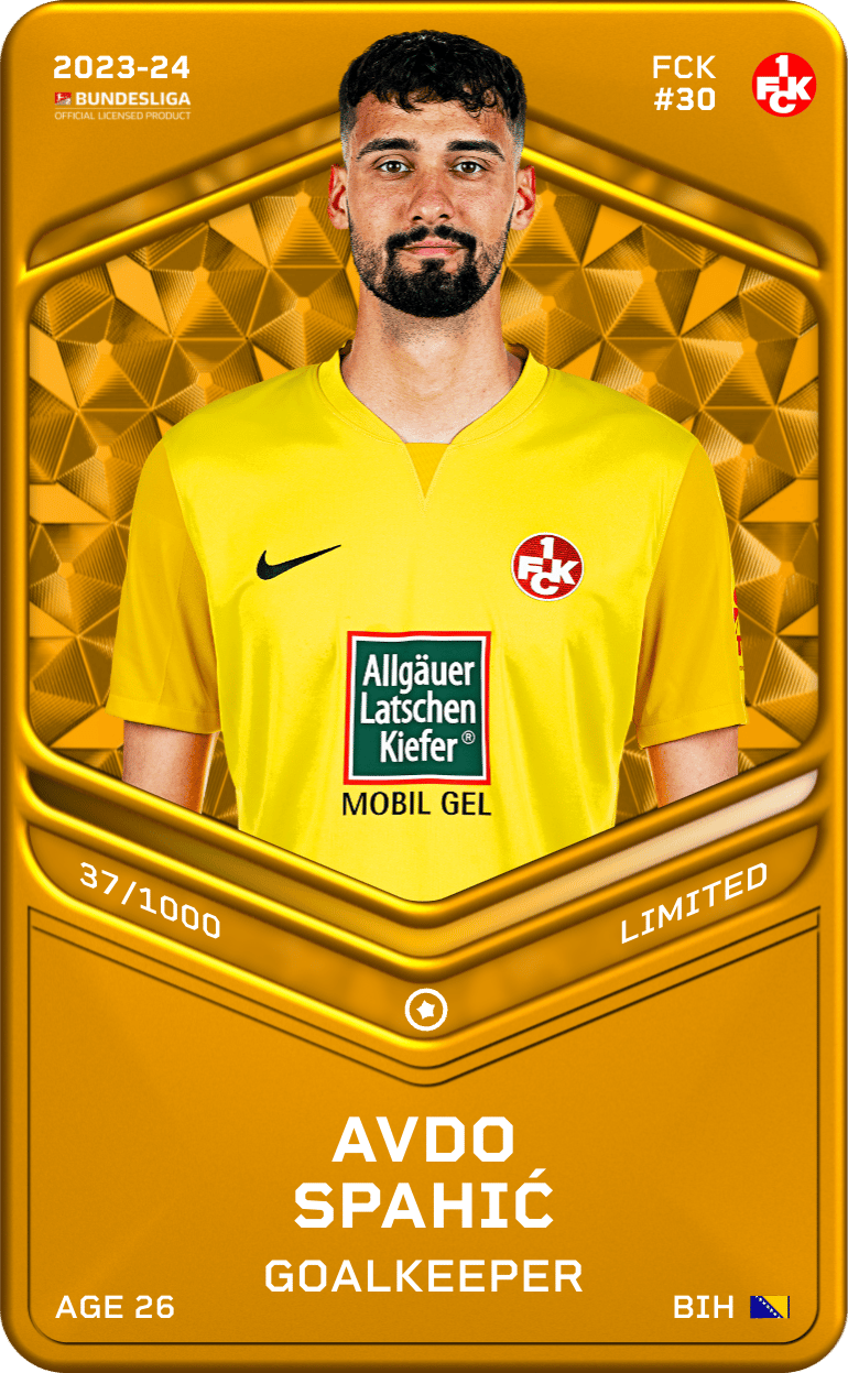 Avdo Spahić 2023-24 • Limited 37/1000