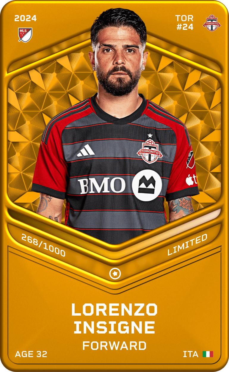 Lorenzo Insigne 2024-25 • Limited 268/1000