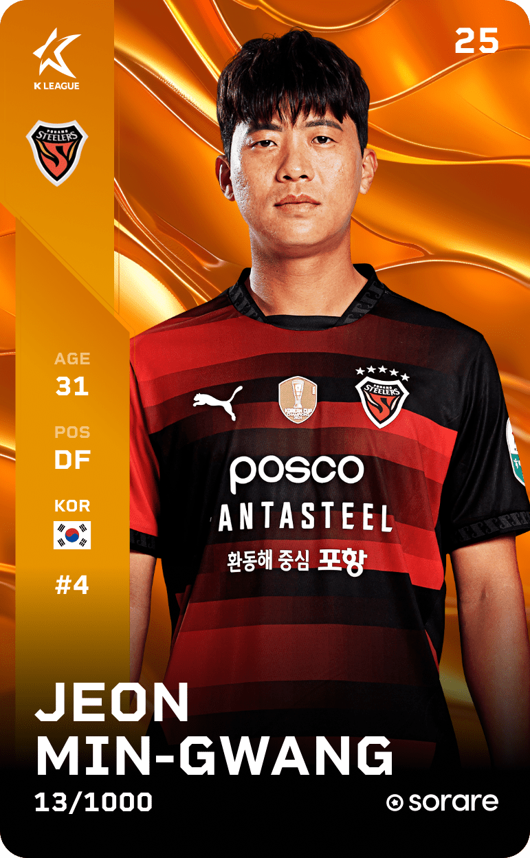 Jeon Min-Gwang 2025-26 • Limited 13/1000