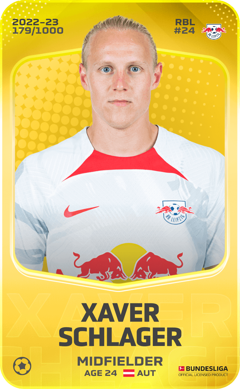 Xaver Schlager 2022-23 • Limited 179/1000