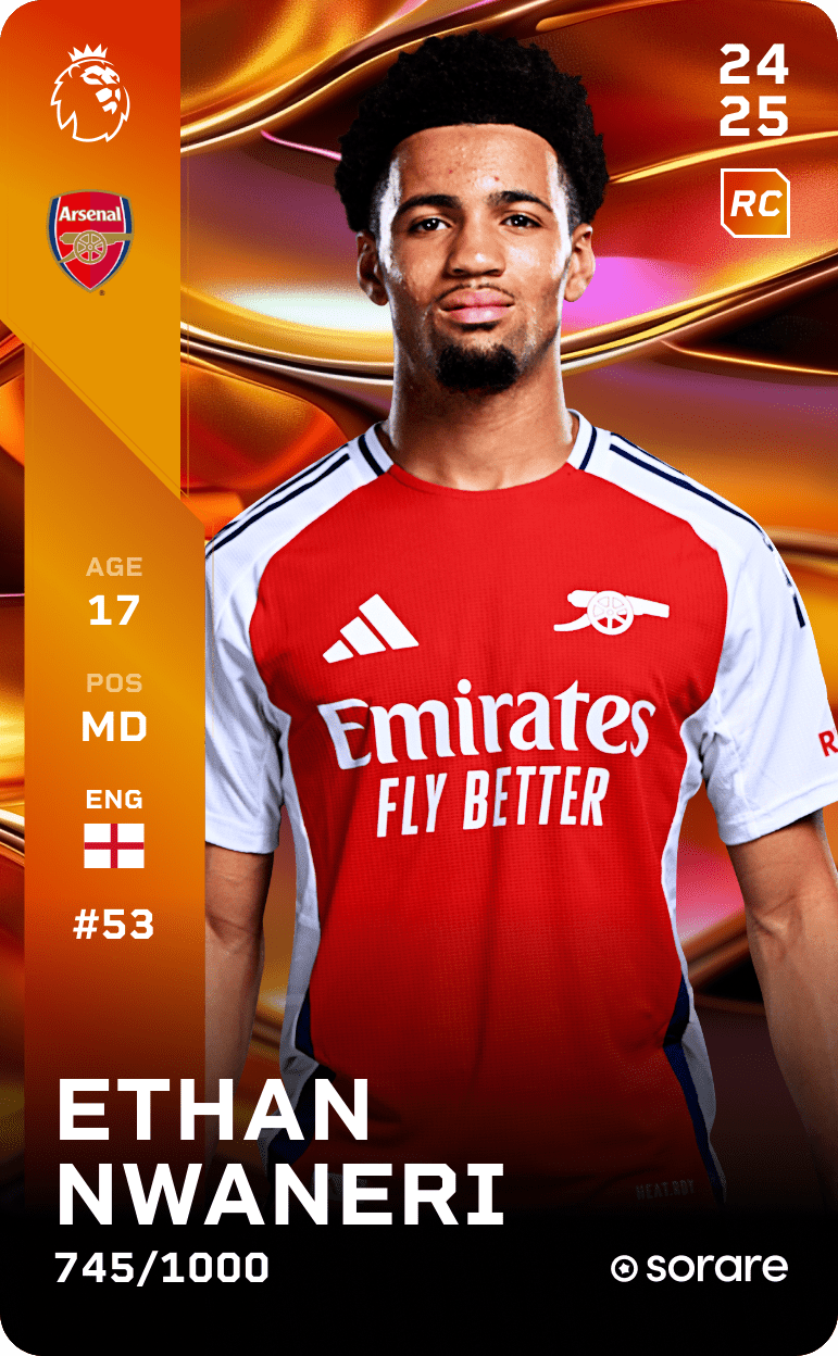 Ethan Nwaneri 2024-25 • Limited 745/1000