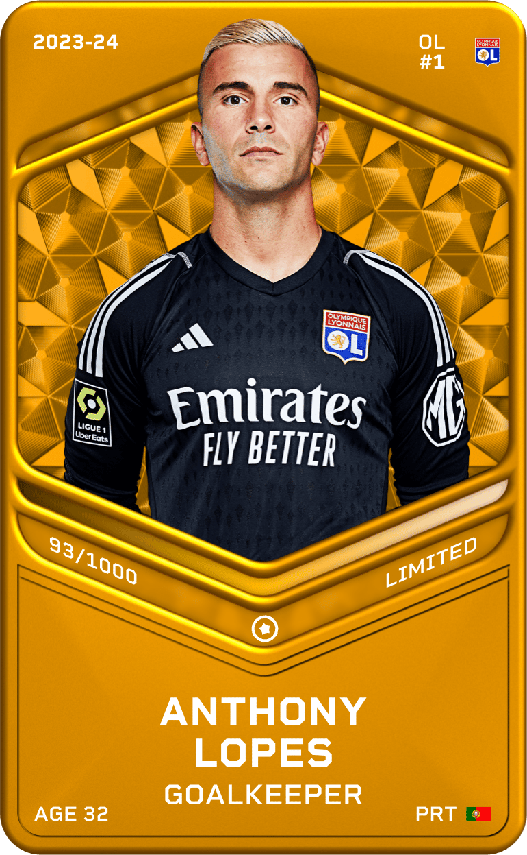 Anthony Lopes 2023-24 • Limited 93/1000