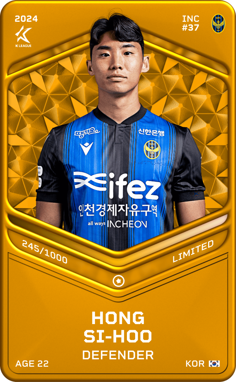 Hong Si-Hoo 2024-25 • Limited 245/1000
