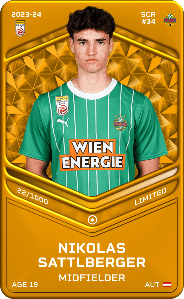 Nikolas Sattlberger 2023-24 • Limited 22/1000