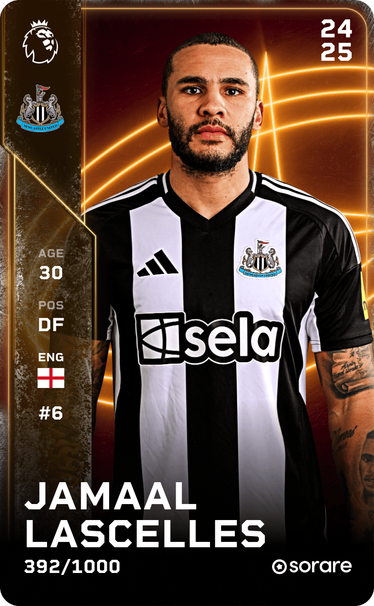 Jamaal Lascelles 2024-25 • Limited 392/1000
