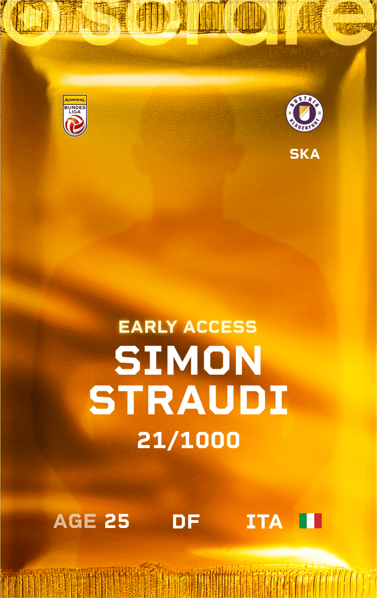 Simon Straudi 2024-25 • Limited 21/1000