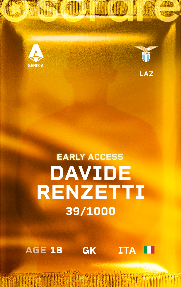 Davide Renzetti 2024-25 • Limited 39/1000