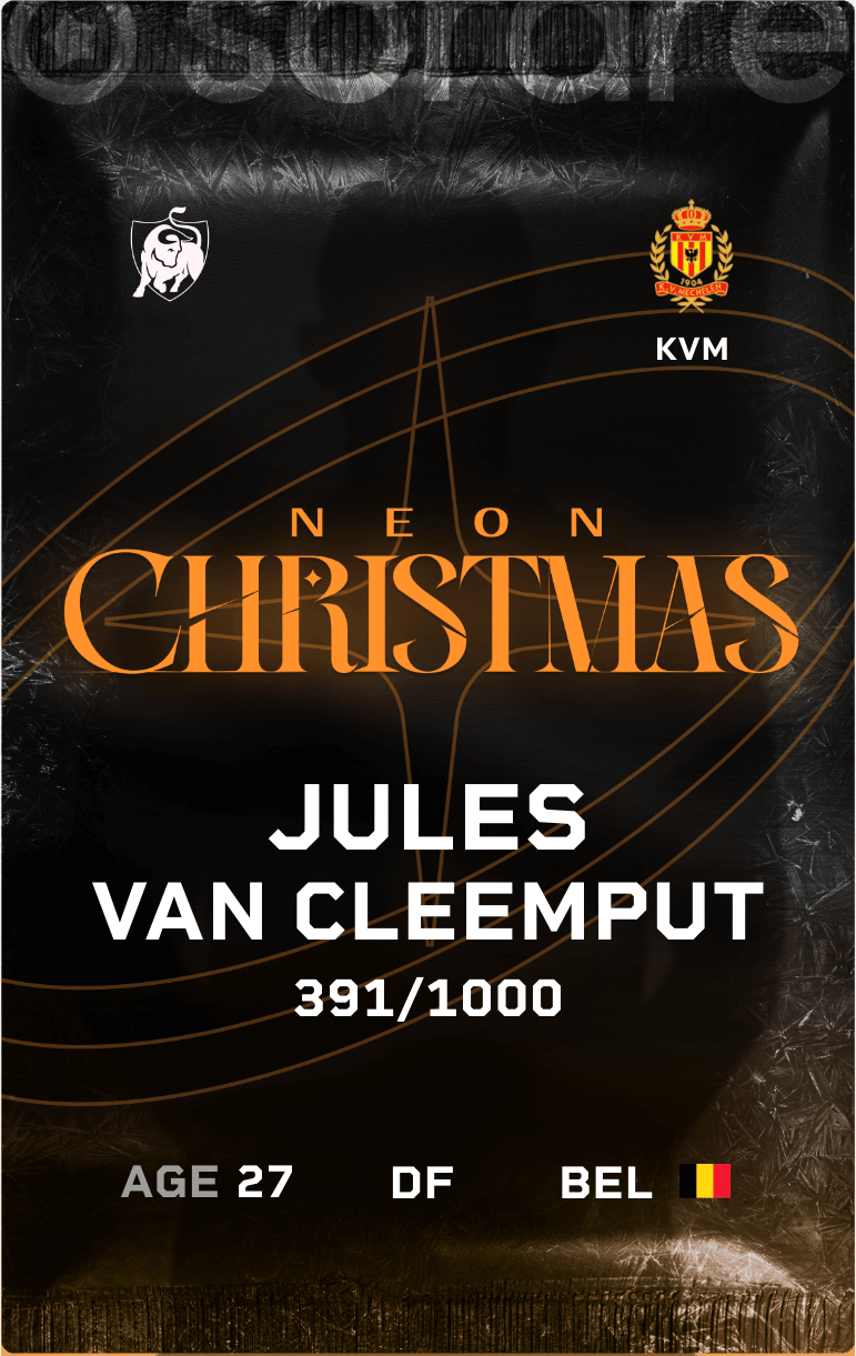 Jules Van Cleemput 2024-25 • Limited 391/1000