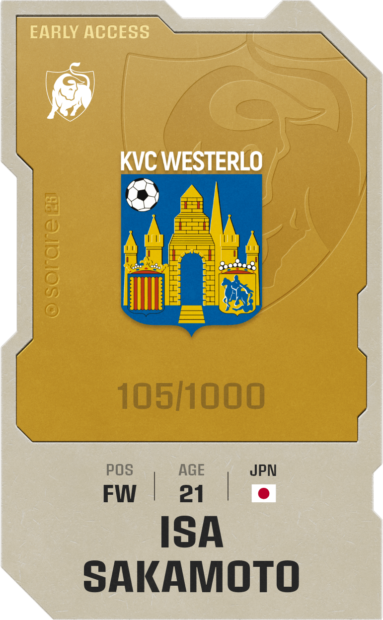 Isa Sakamoto 2025-26 • Limited 105/1000