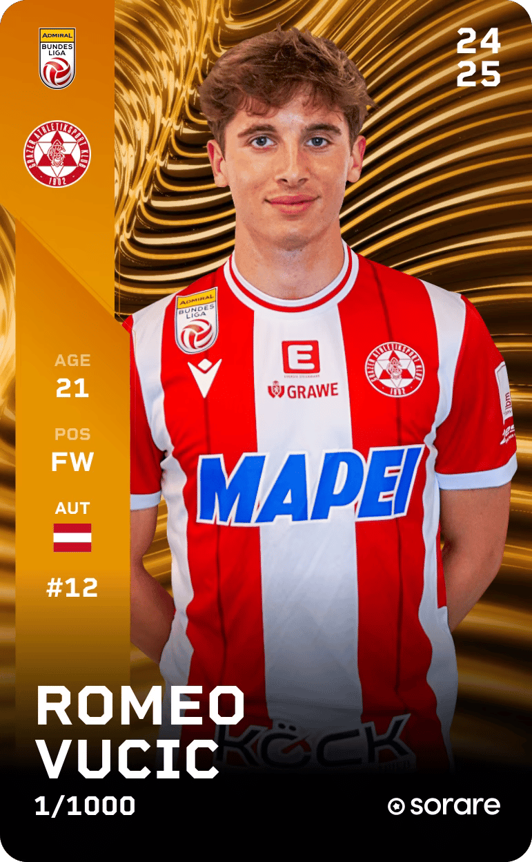Romeo Vucic 2024-25 • Limited 1/1000