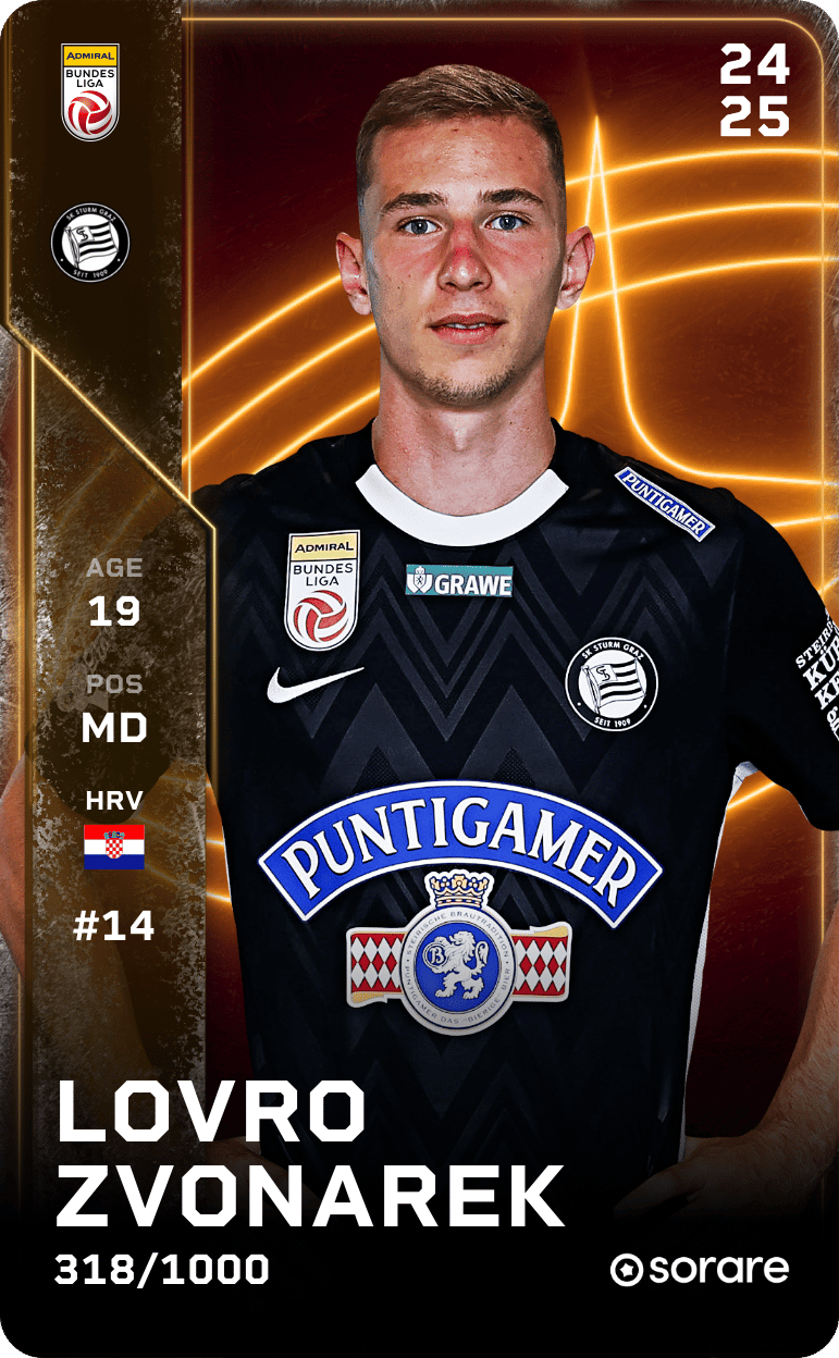 Lovro Zvonarek 2024-25 • Limited 318/1000