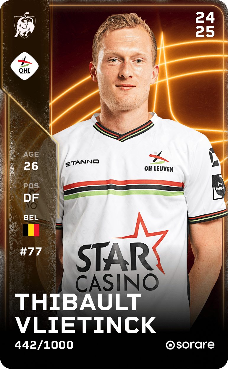 Thibault Vlietinck 2024-25 • Limited 442/1000