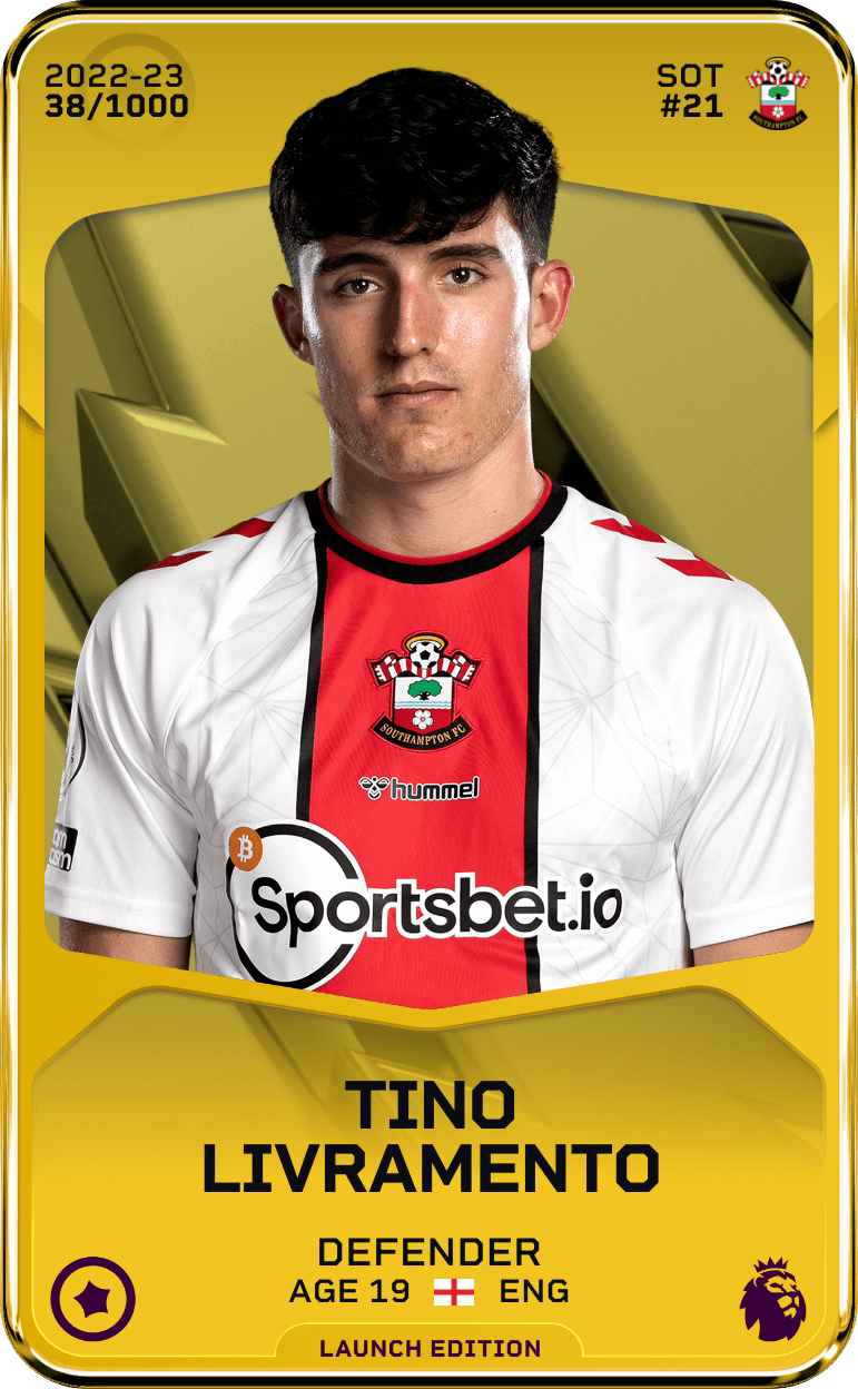 Tino Livramento 2022-23 • Limited 38/1000