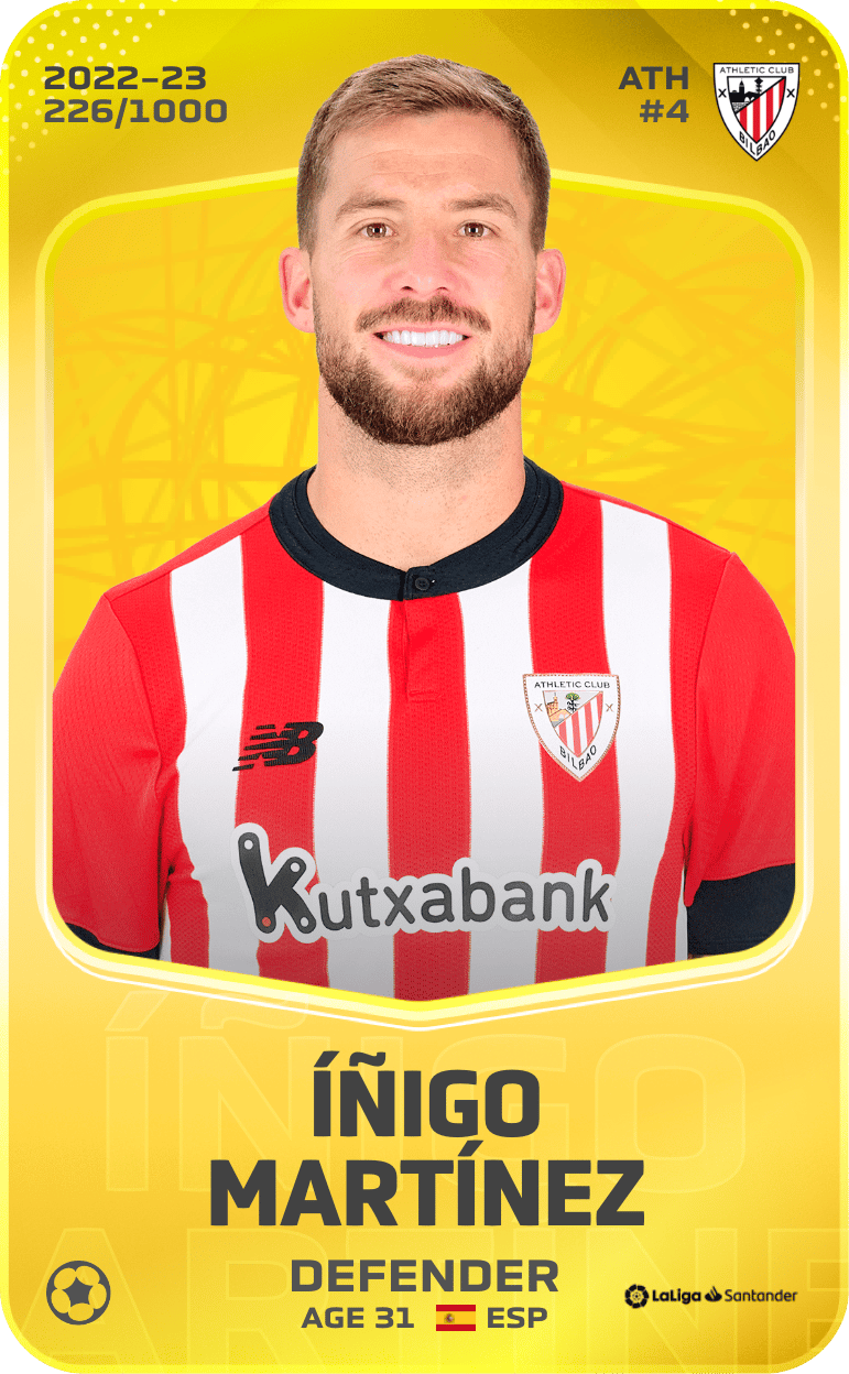 Íñigo Martínez 2022-23 • Limited 226/1000