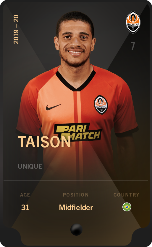 Sorare - Sorare Official - Taison 2019-20 • Unique - NFT # 52491783849000278888300746648792780513936761608155068186001169480461494934696