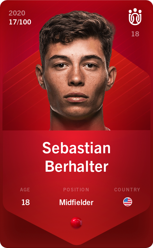 Sorare - Sorare Official - Sebastian Berhalter 2020-21 • Rare 17/100 - NFT # 92398600406509025320989574539046265616021150763213135888751387190218841302662