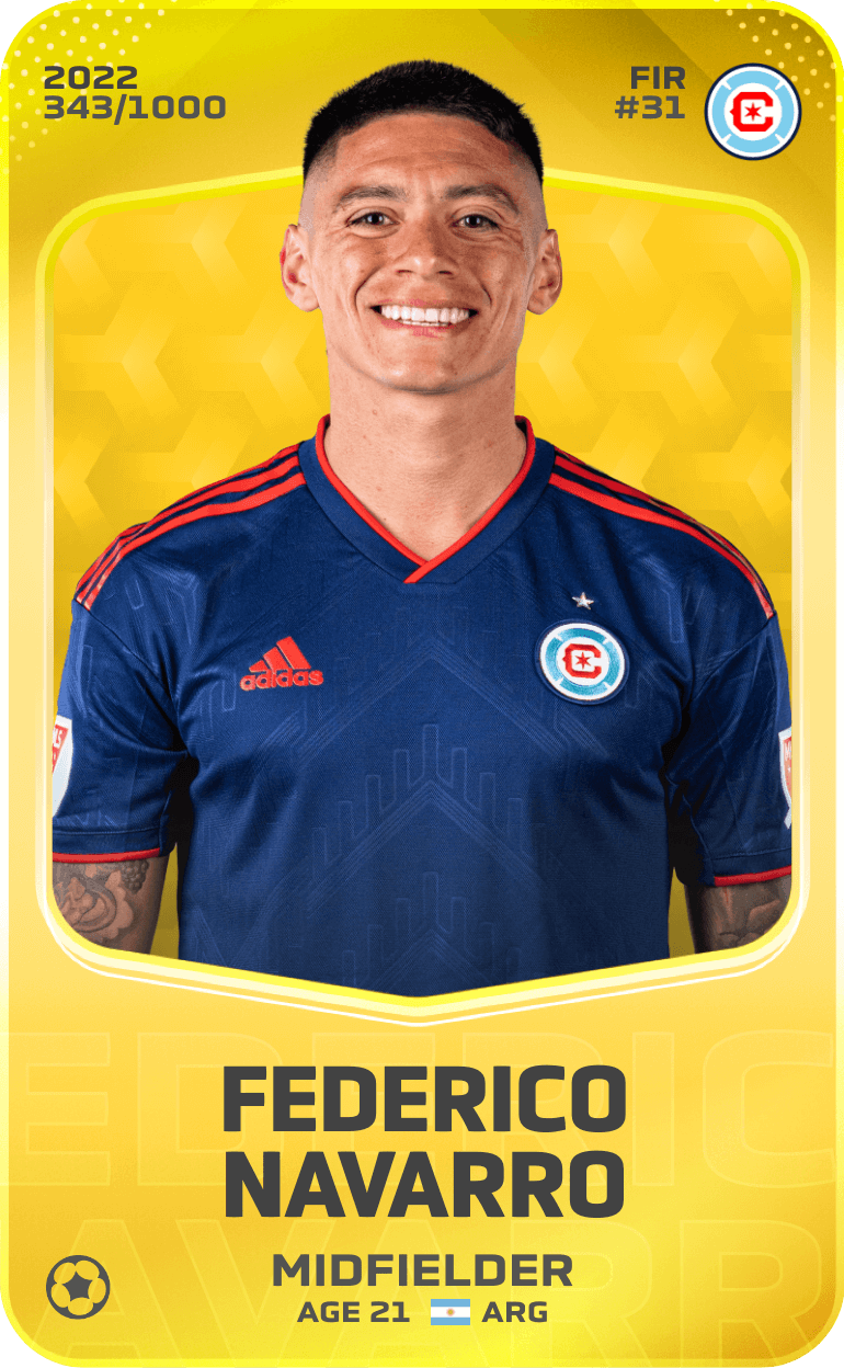 Federico Navarro 2022-23 • Limited 343/1000