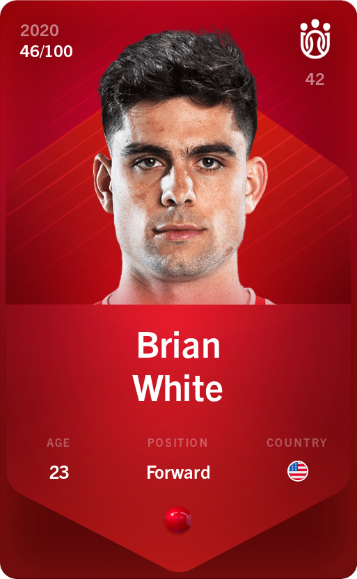 Sorare - Sorare Official - Brian White 2020-21 • Rare 46/100 - NFT # 22098485791066202778309086427437720890883503267151040346289824846193691573457