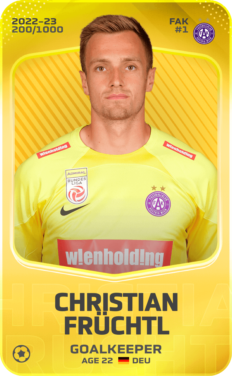 Christian Früchtl 2022-23 • Limited 200/1000