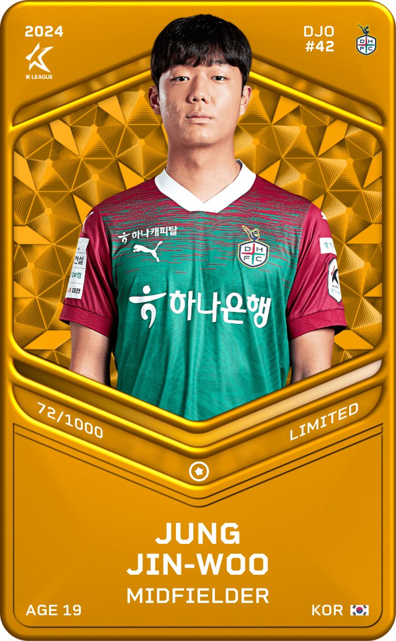 Jung Jin-Woo 2024-25 • Limited 72/1000