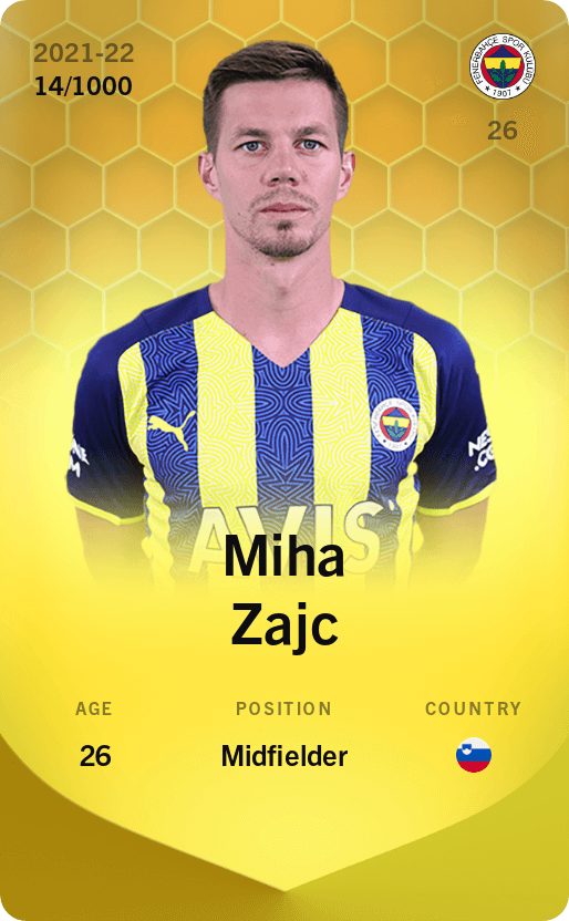 Miha Zajc 2021-22 • Limited 14/1000