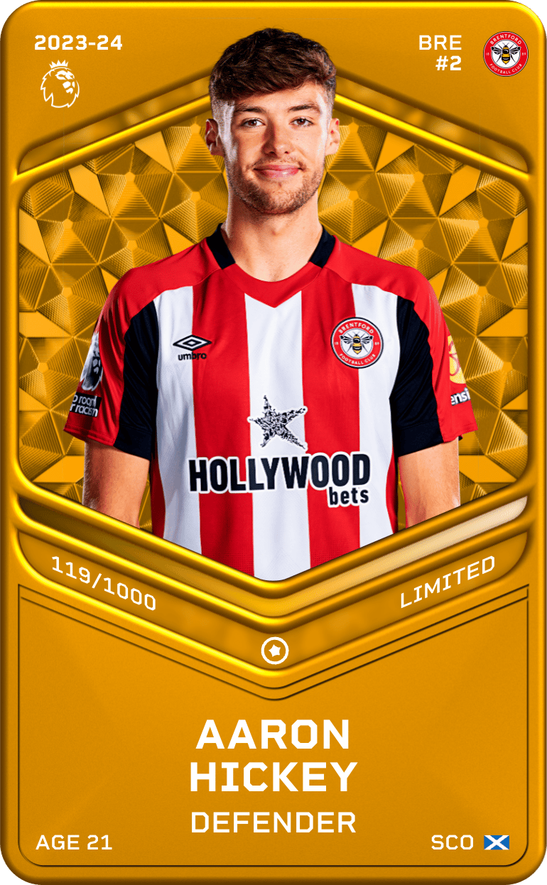 Aaron Hickey 2023-24 • Limited 119/1000