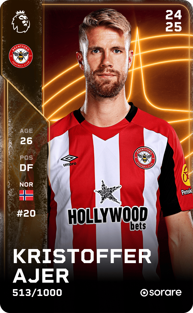 Kristoffer Ajer 2024-25 • Limited 513/1000
