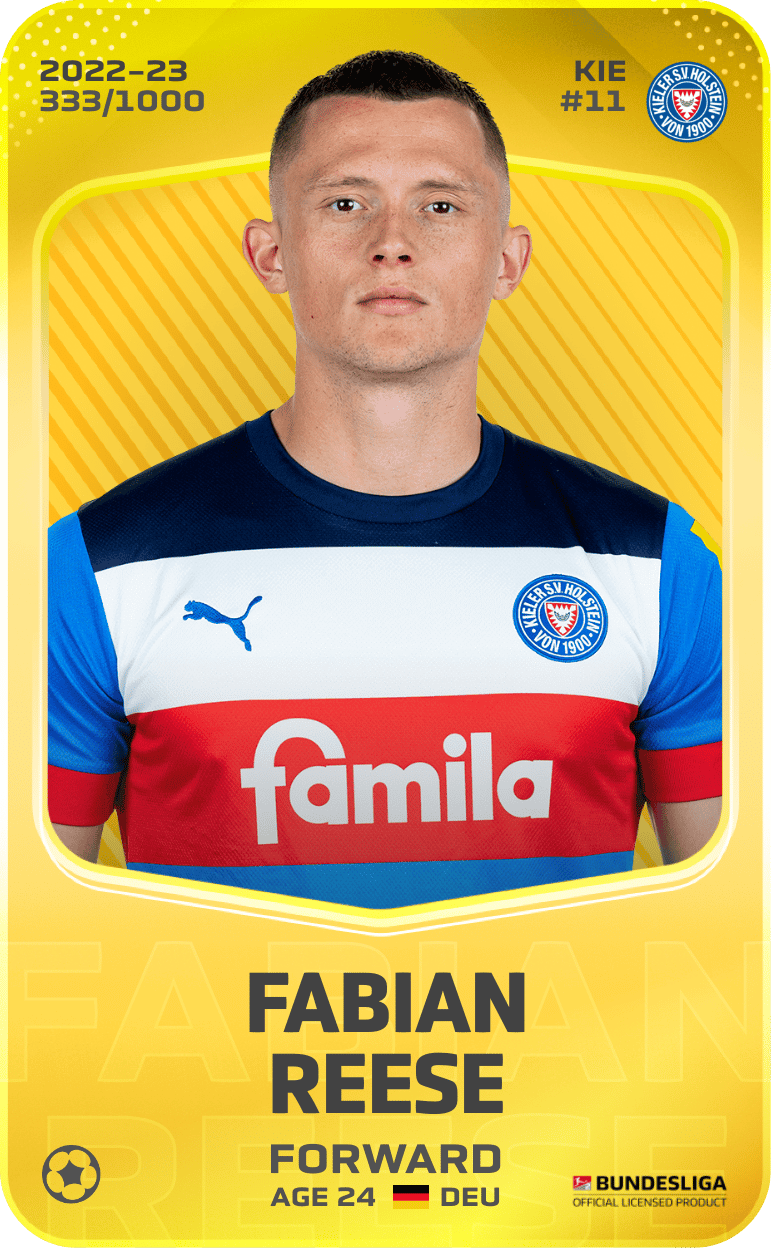 Fabian Reese 2022-23 • Limited 333/1000