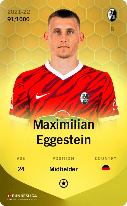 Maximilian Eggestein 2021-22 • Limited 91/1000