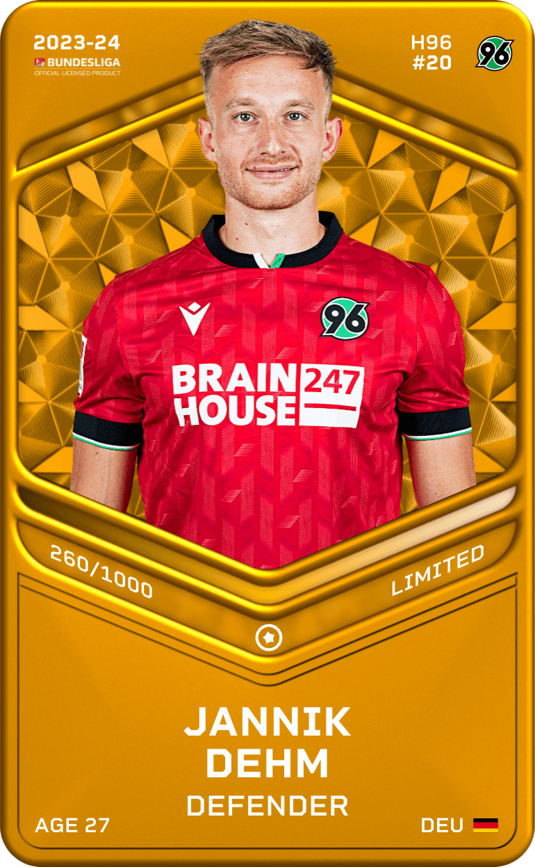 Jannik Dehm 2023-24 • Limited 260/1000