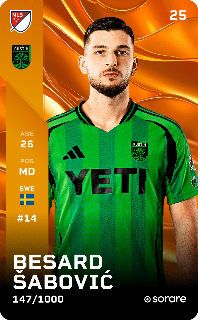Besard Šabović 2025-26 • Limited 147/1000