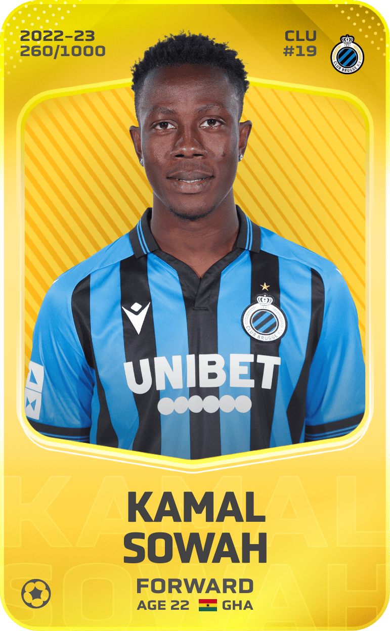 Kamal Sowah 2022-23 • Limited 260/1000