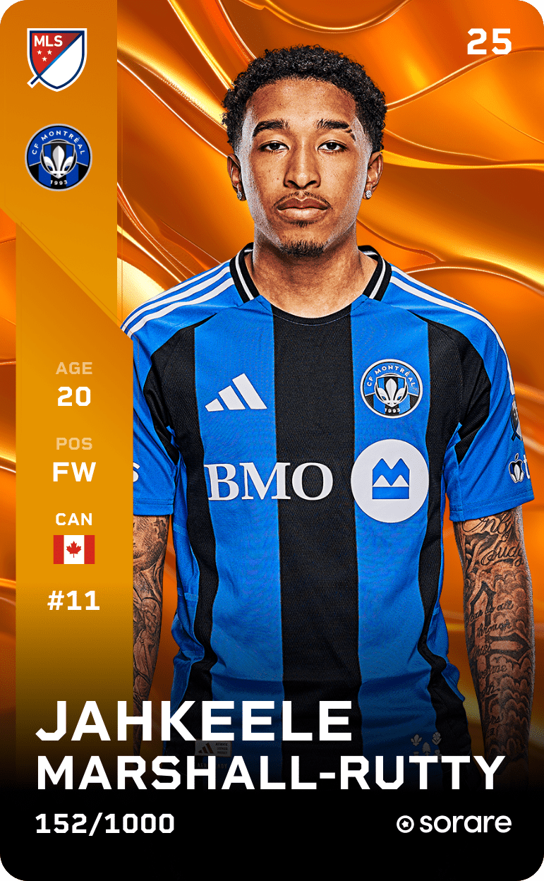 Jahkeele Marshall-Rutty 2025-26 • Limited 152/1000