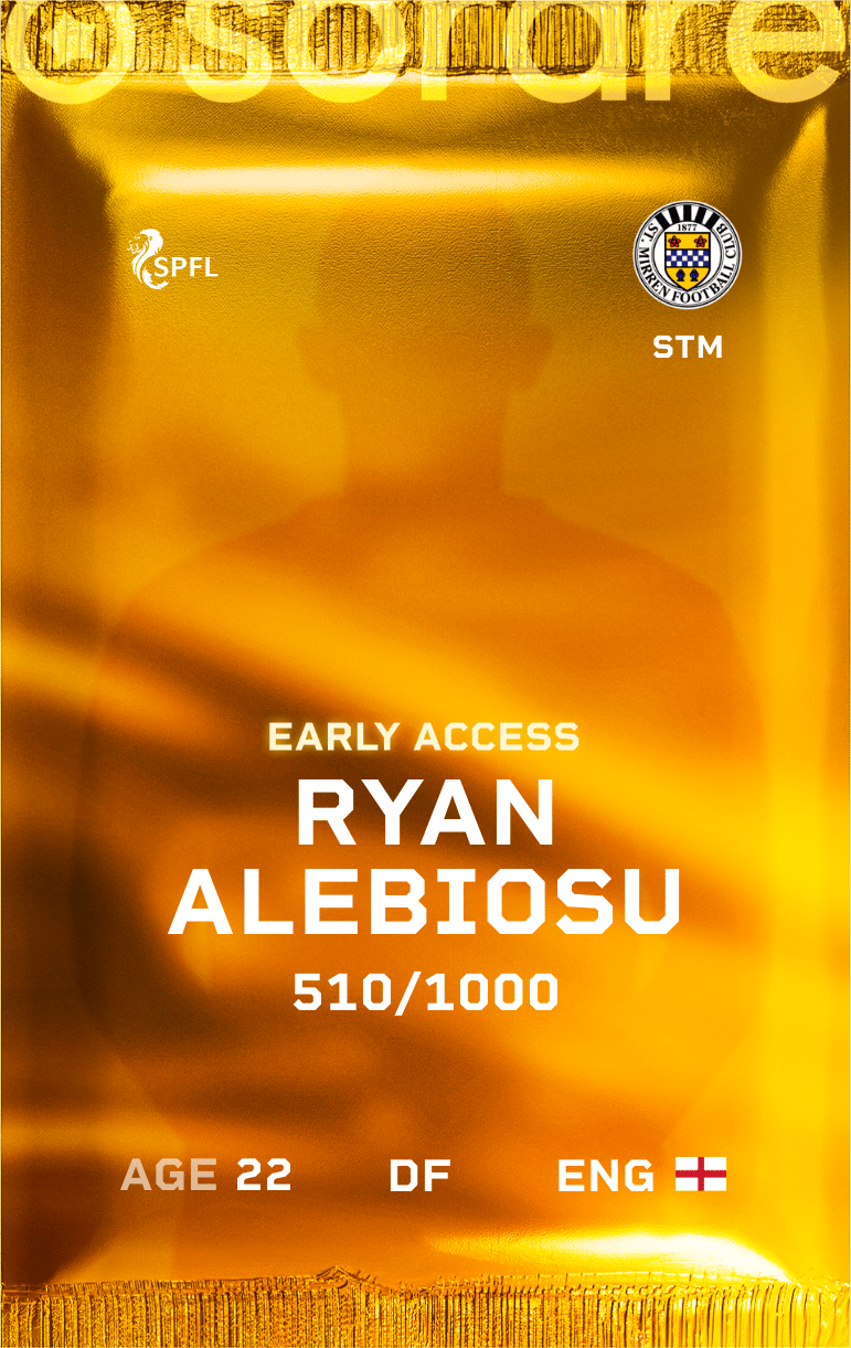 Ryan Alebiosu 2024-25 • Limited 510/1000