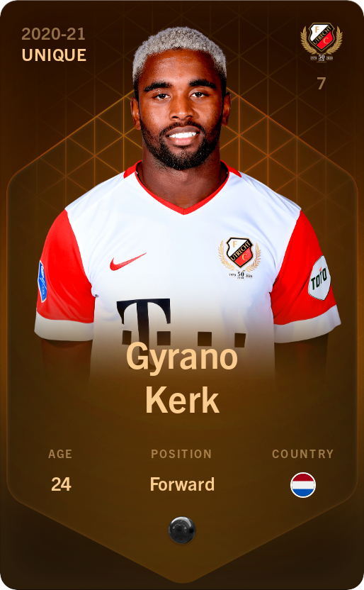 Sorare - Sorare Official - Gyrano Kerk 2020-21 • Unique - NFT # 3745073056287771600583357613483447735426422297214515298385218802630574008138