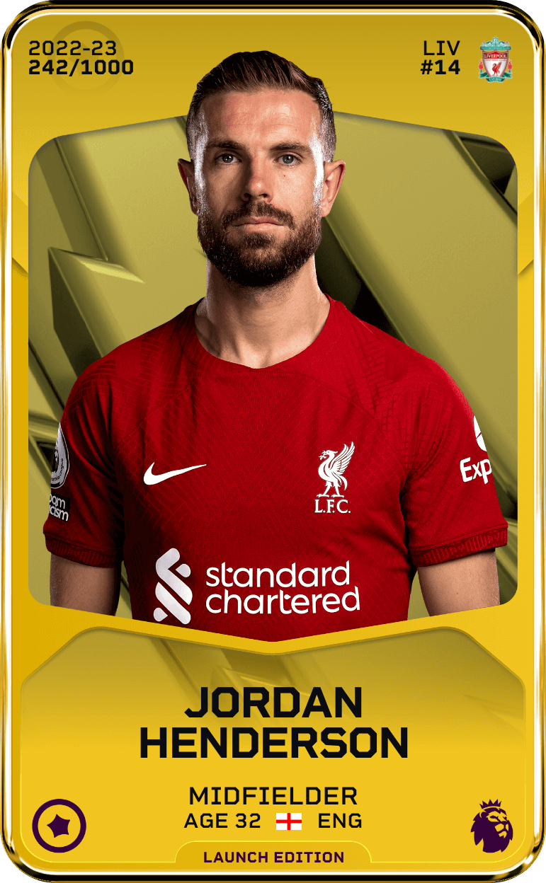 Jordan Henderson 2022-23 • Limited 242/1000