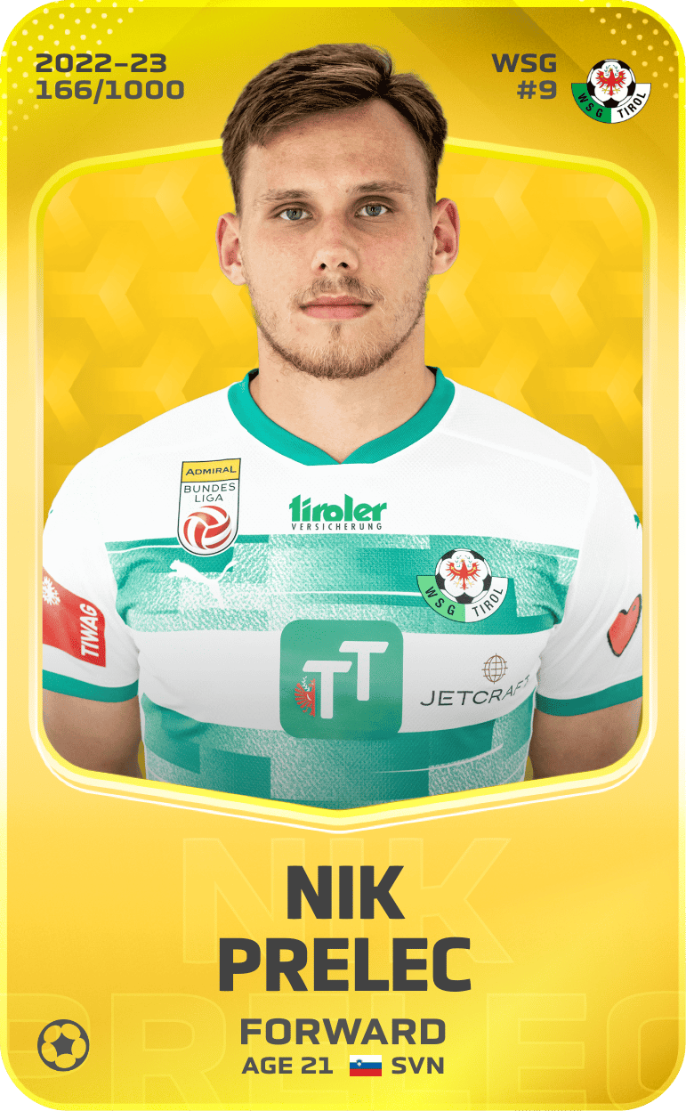 Nik Prelec 2022-23 • Limited 166/1000