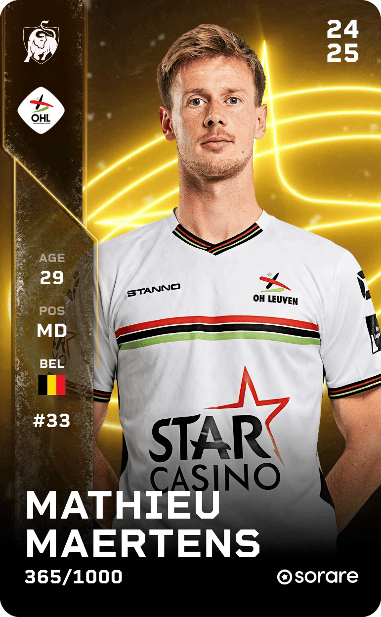 Mathieu Maertens 2024-25 • Limited 365/1000