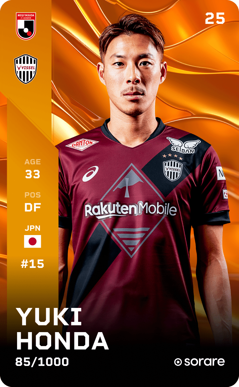 Yuki Honda 2025-26 • Limited 85/1000