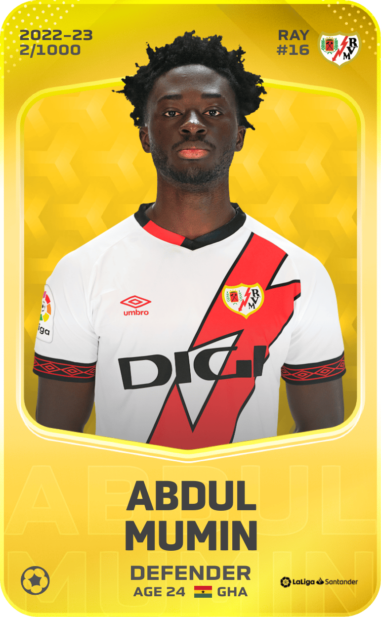 Abdul Mumin 2022-23 • Limited 2/1000
