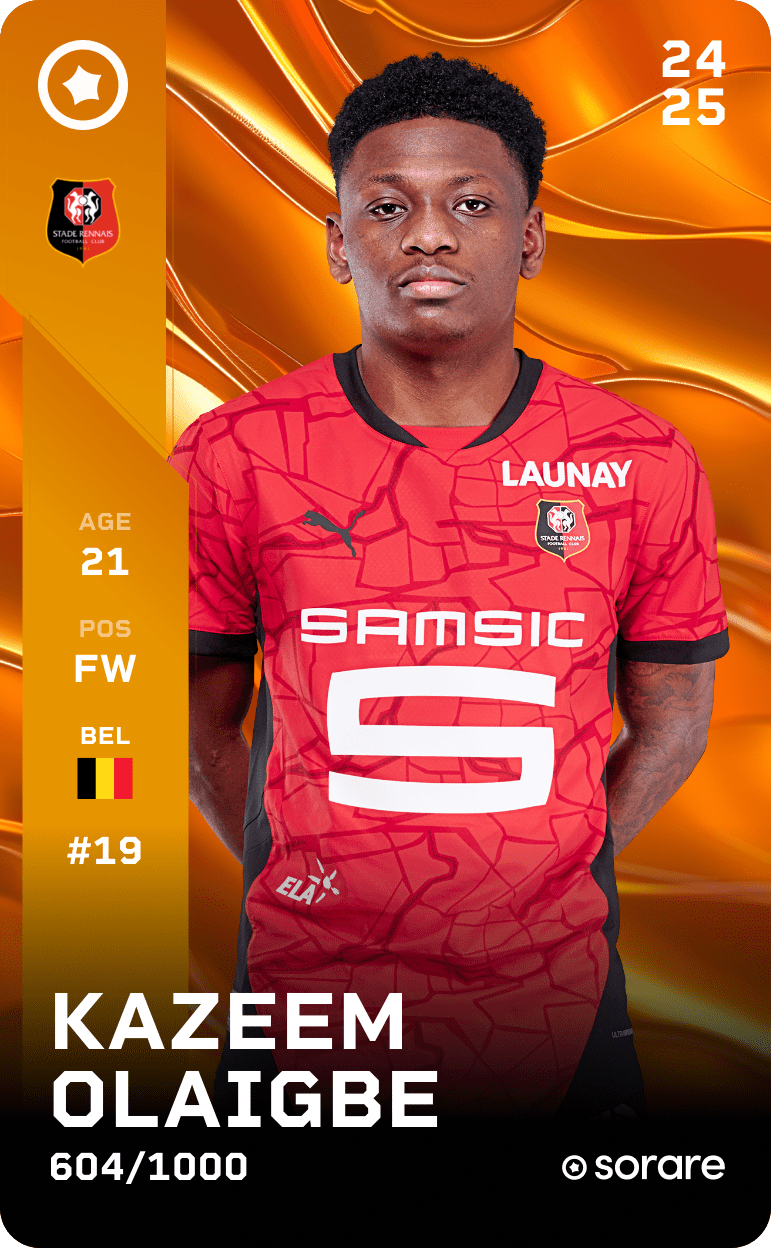Kazeem Olaigbe 2024-25 • Limited 604/1000