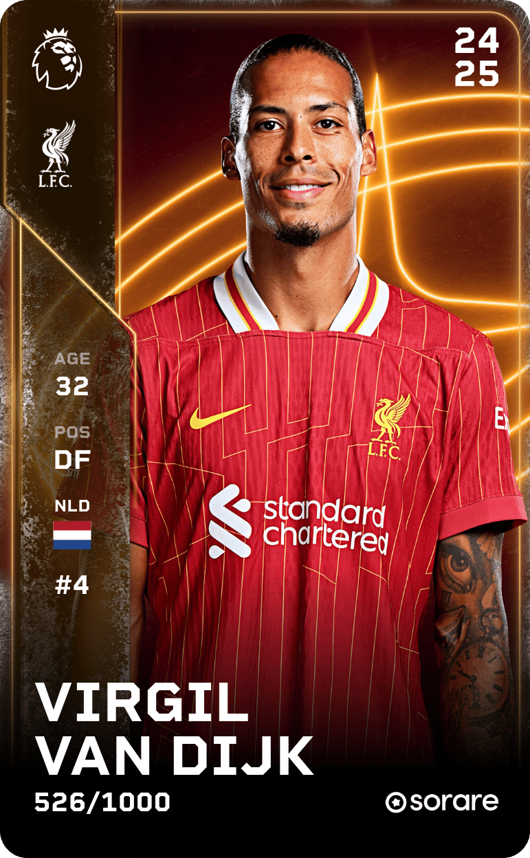 Virgil van Dijk 2024-25 • Limited 526/1000