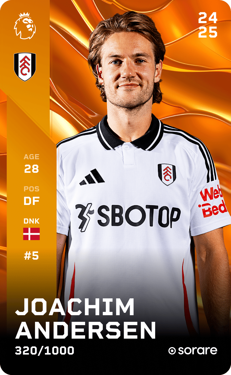 Joachim Andersen 2024-25 • Limited 320/1000