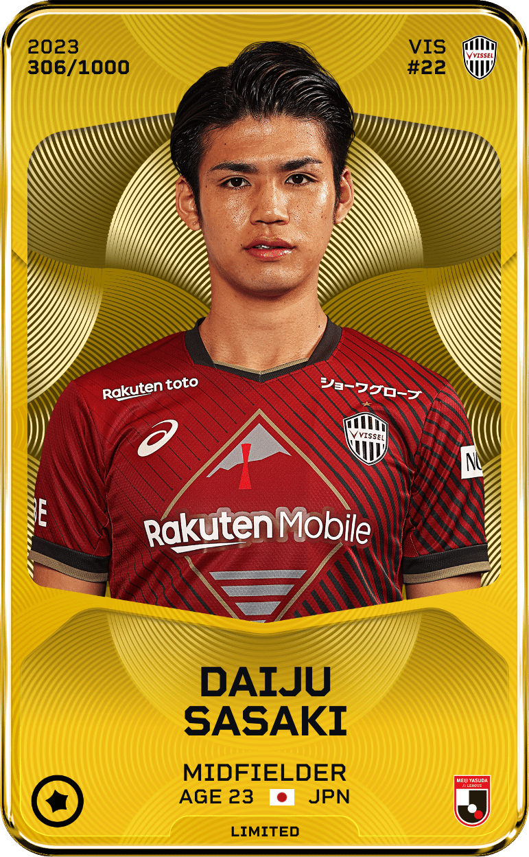 Daiju Sasaki 2023-24 • Limited 306/1000
