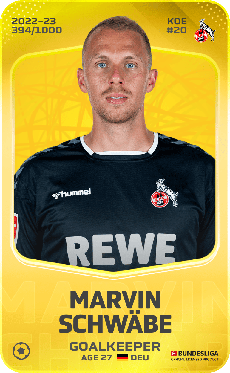 Marvin Schwäbe 2022-23 • Limited 394/1000