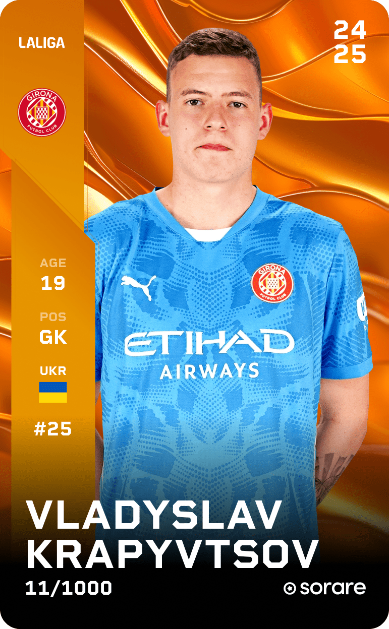 Vladyslav Krapyvtsov 2024-25 • Limited 11/1000