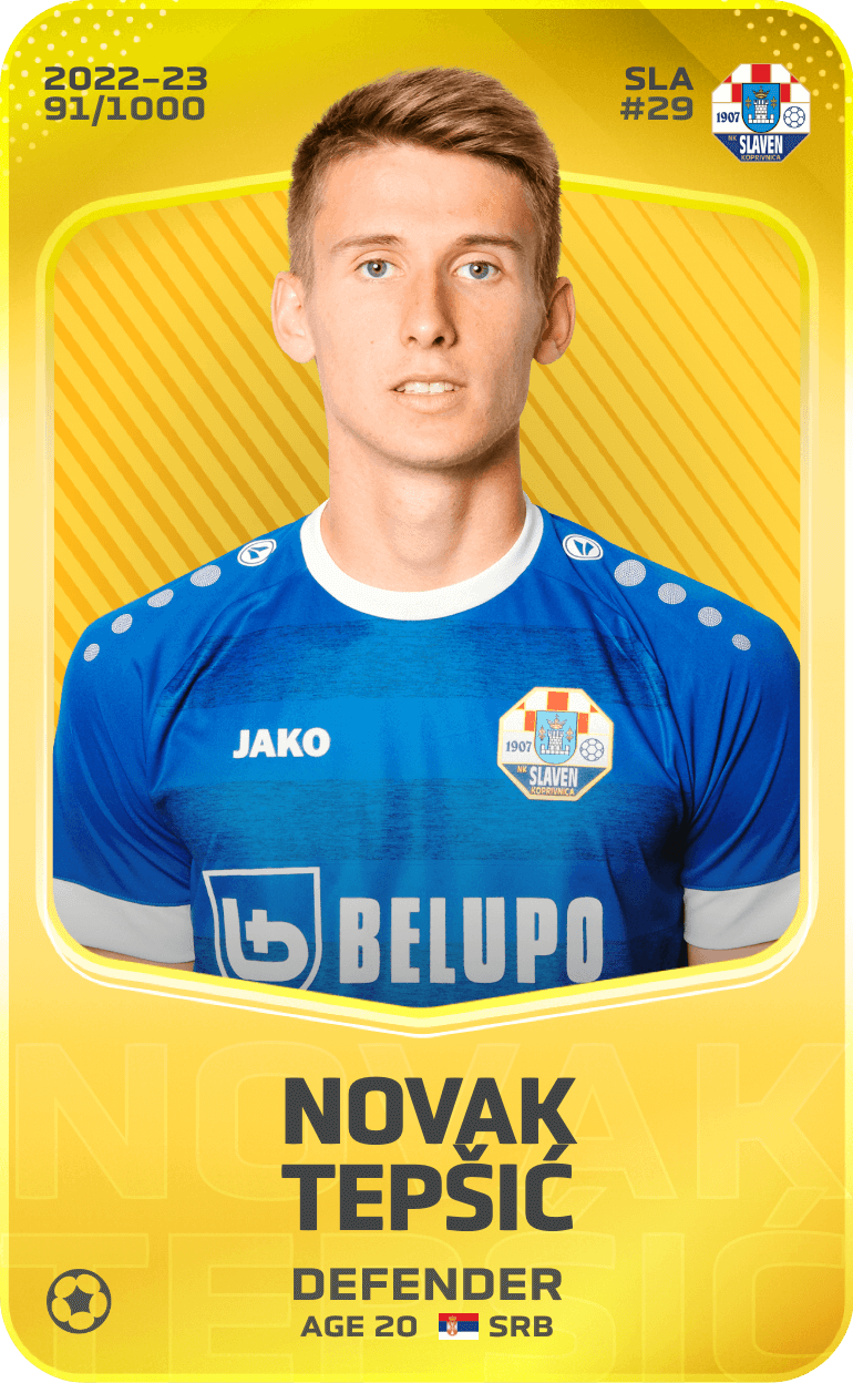 Novak Tepšić 2022-23 • Limited 91/1000